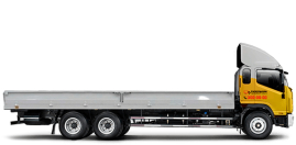 Бортовой грузовик для перевозки сыпучих грузов